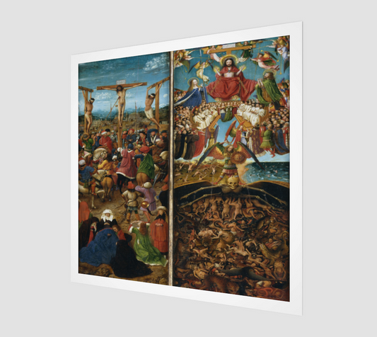 Crucifixion and Last Judgement by Jan van Eyck