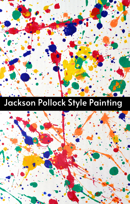 Jackson Pollock Style Painting