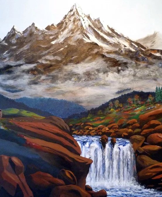 Top 35 Famous Acrylic Landscape Paintings