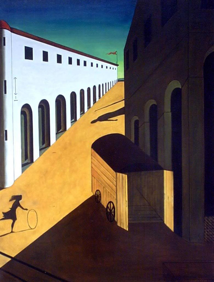 giorgio de chirico "mystery and melancholy of a street"