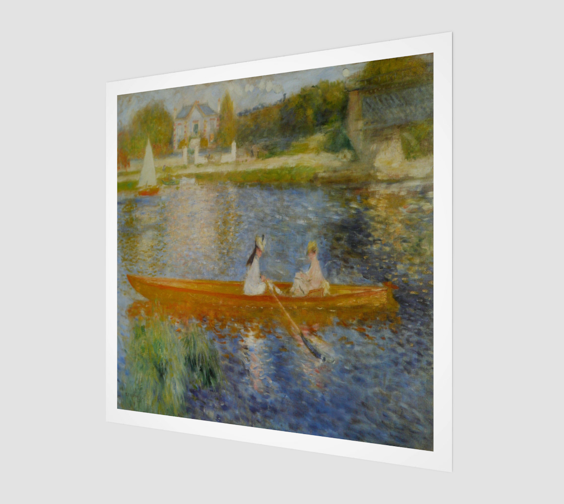 Boating on the Seine by Pierre-Auguste Renoir Painting