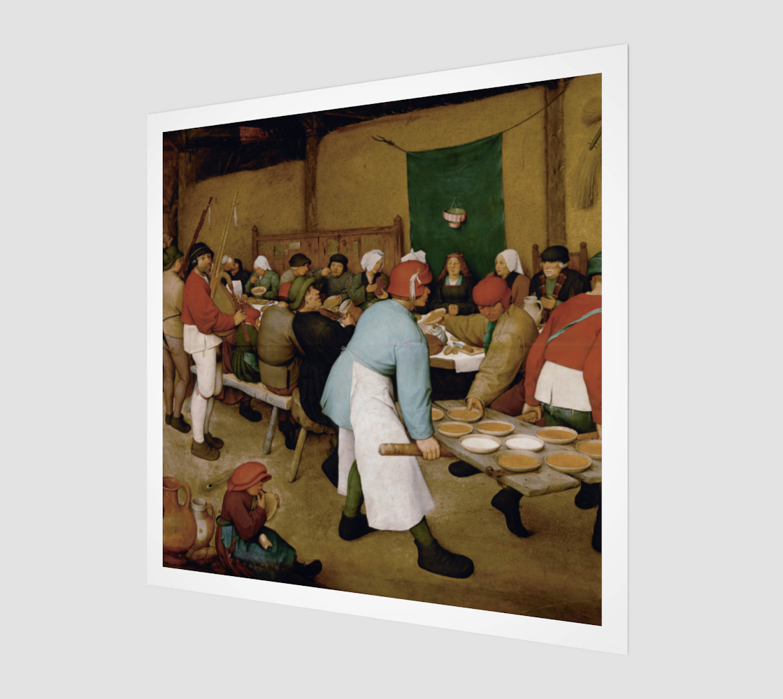 The Peasant Wedding by Pieter the Elder Bruegel