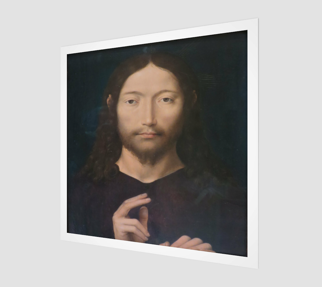 Christ Giving His Blessing by Hans Memling | Canvas Fine Arts