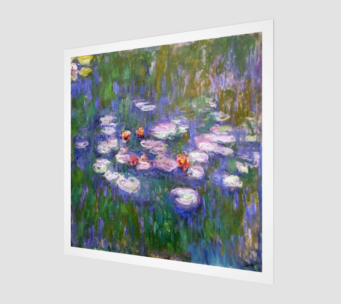 Water lilies by claude monet