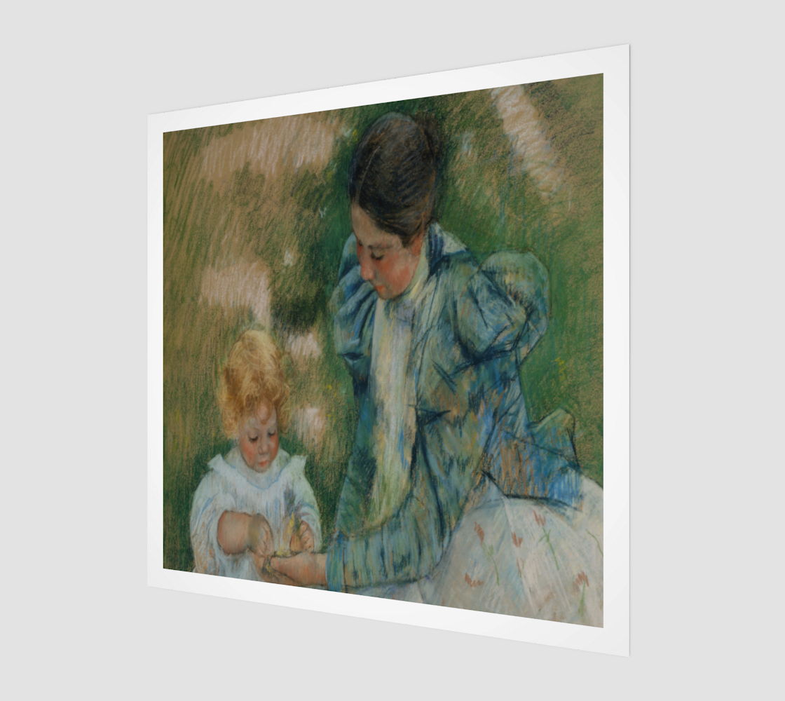 Mother Playing with Child by Mary Cassatt