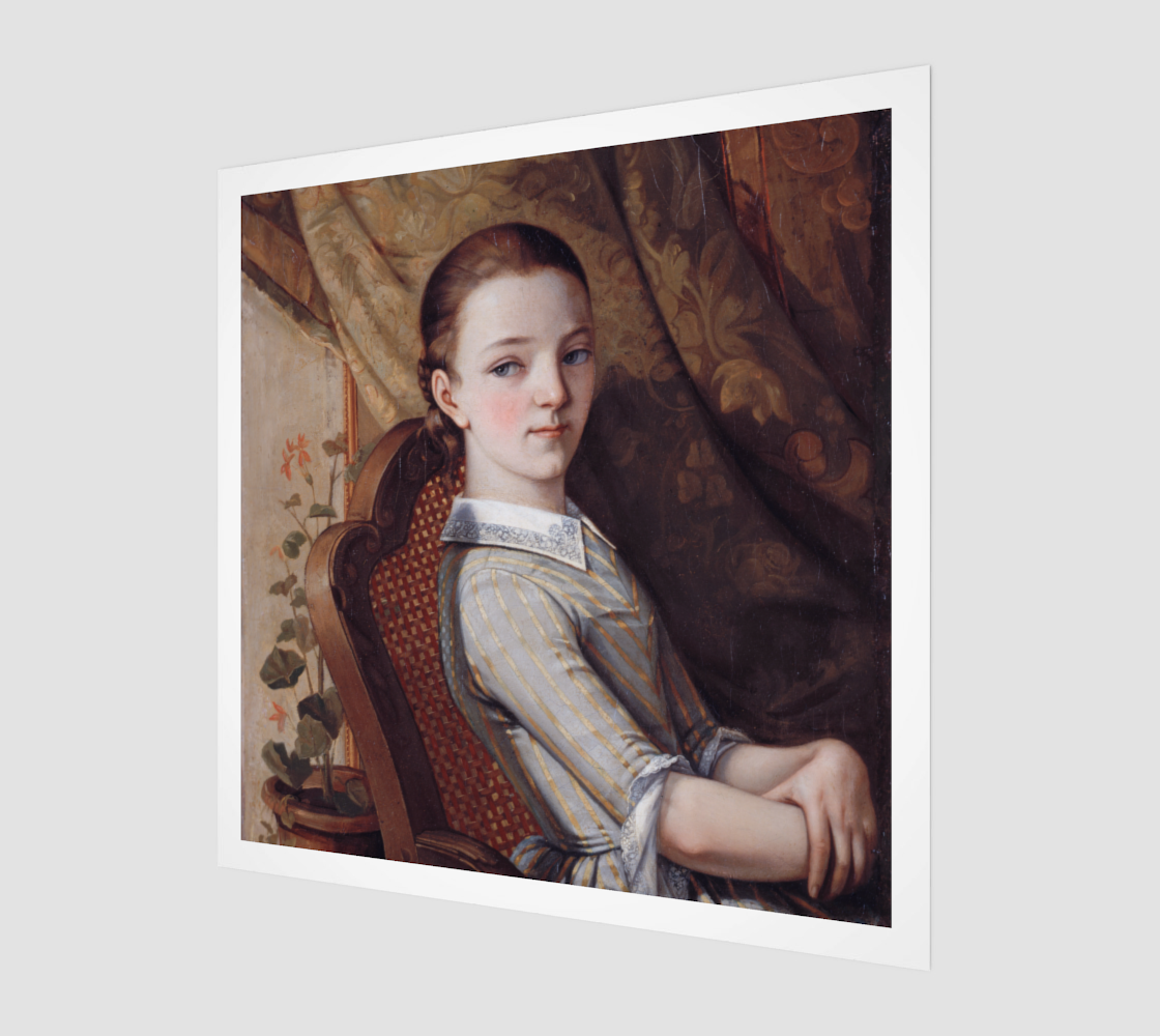 Portrait of Juliette Courbet by Gustave Courbet