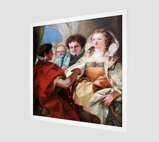 The chastity of Scipio by Giovanni Domenico Tiepolo