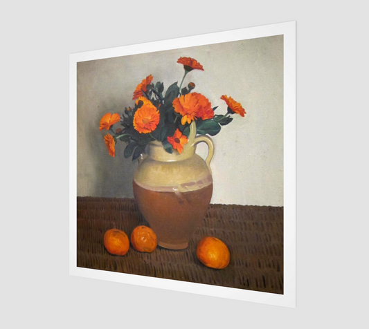 Marigolds and Tangerines by Felix Vallotton | Fine Art Replica