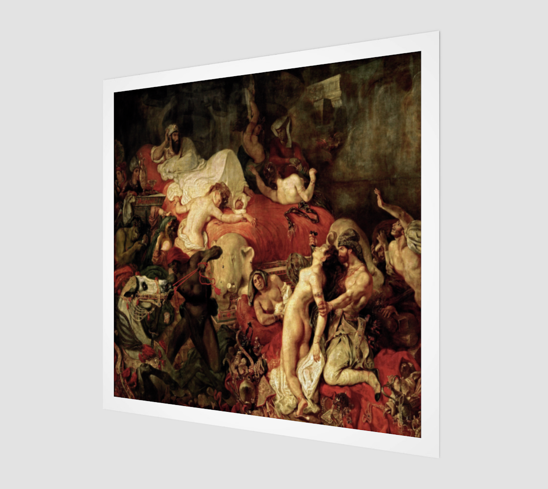 The Death of Sardanapalus by Eugène Delacroix