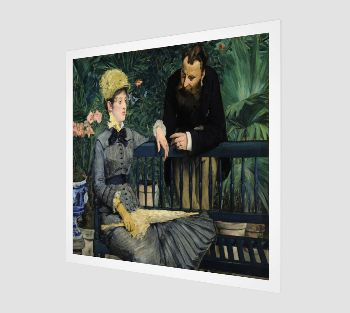 In the Conservatory by Édouard Manet