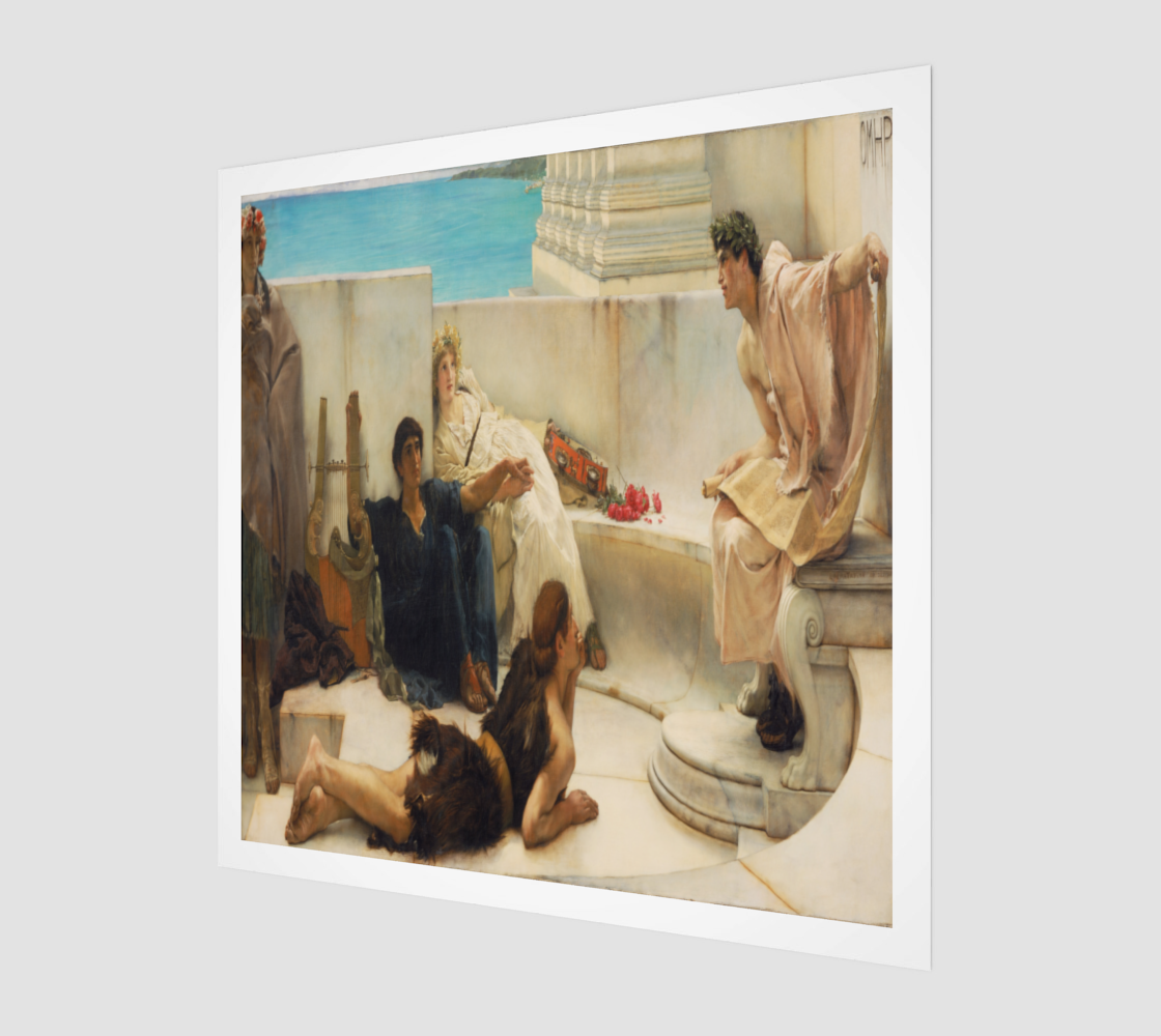A Reading from Homer by Lawrence Alma Tadema