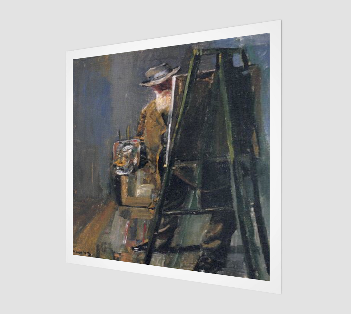 Christian Krohg Self-portrait