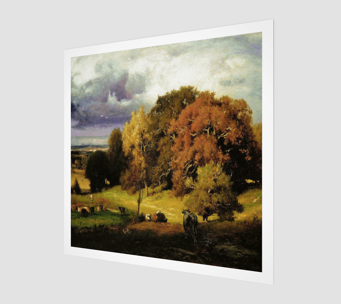 Autumn Oaks By George Inness Atx Fine Arts