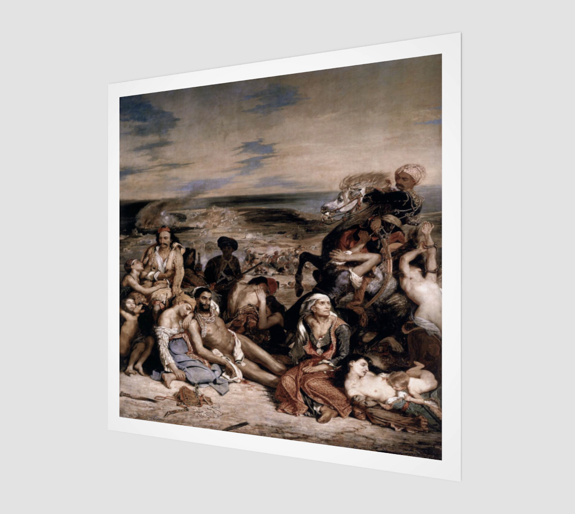 The Chios Massacre by Eugène Delacroix