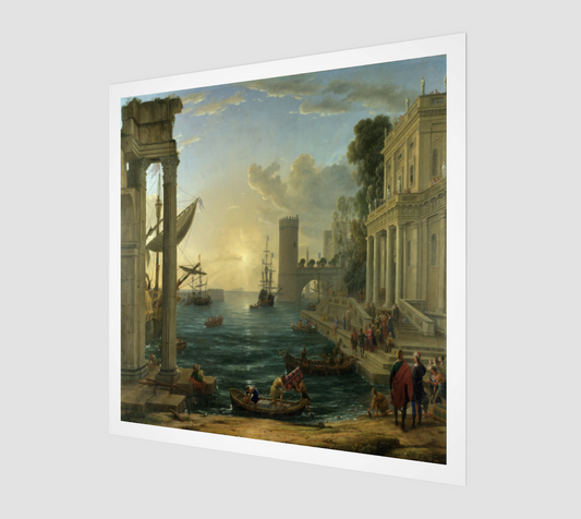 The Embarkation of the Queen of Sheba by Claude Lorrain