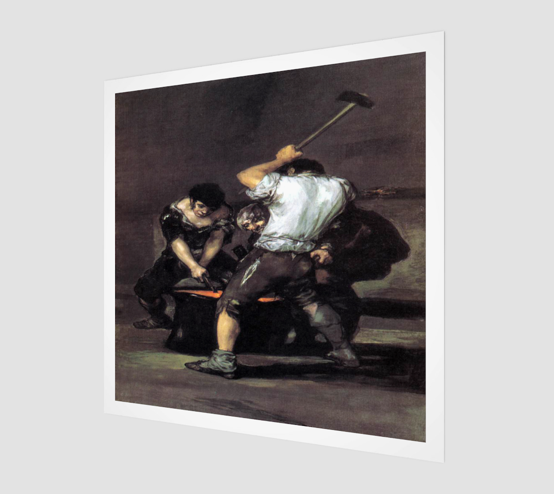 The Forge by Francisco Goya