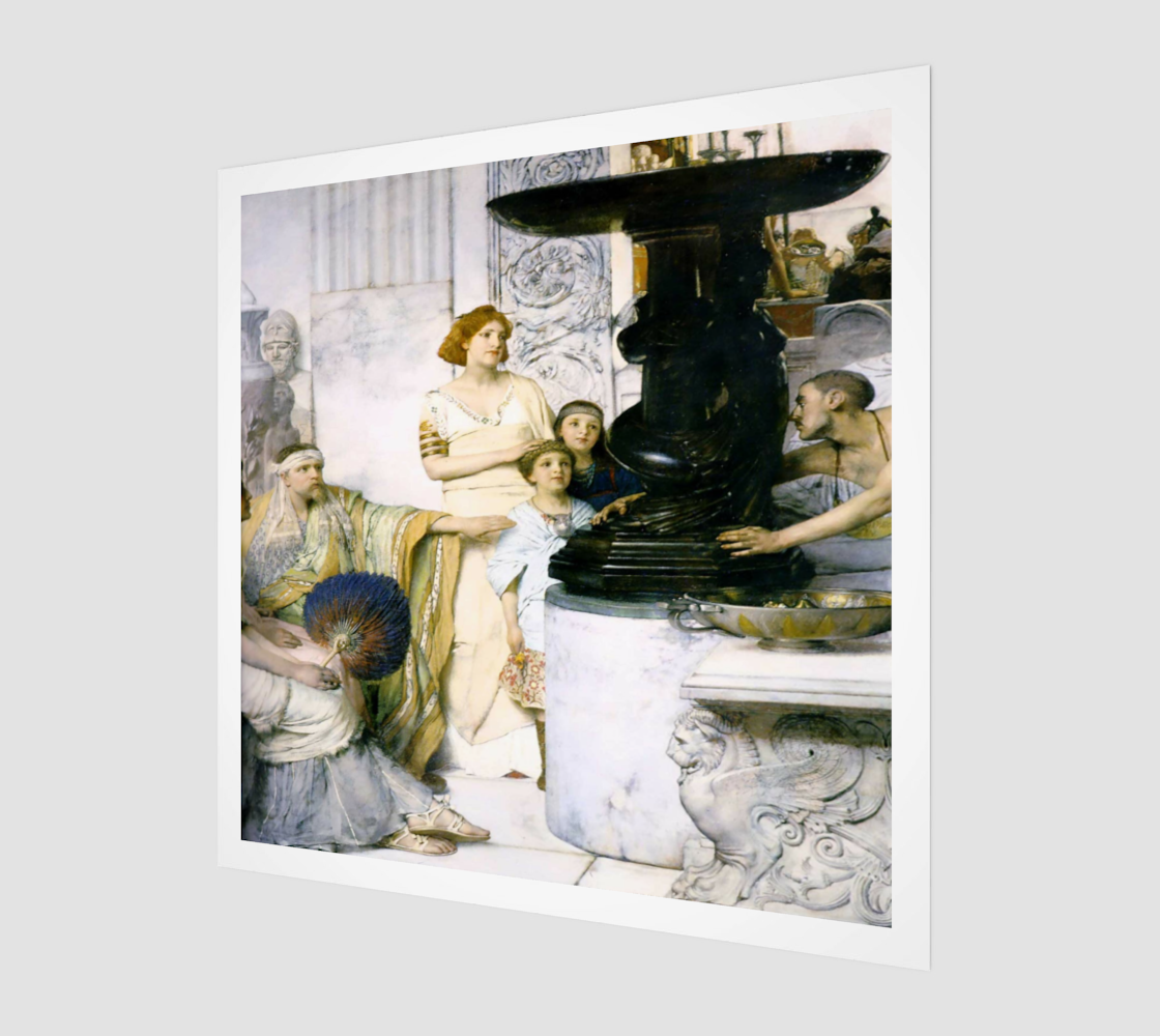 A Sculpture Gallery Painting by Lawrence Alma Tadema