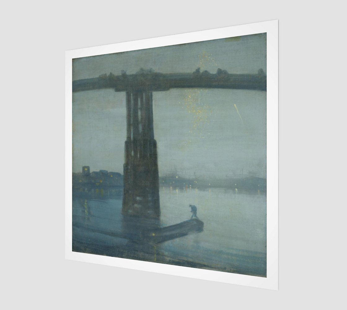 Nocturne: Blue and Gold Old Battersea Bridge by James McNeill Whistler