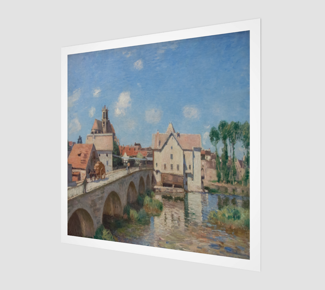The Bridge at Moret by Alfred Sisley