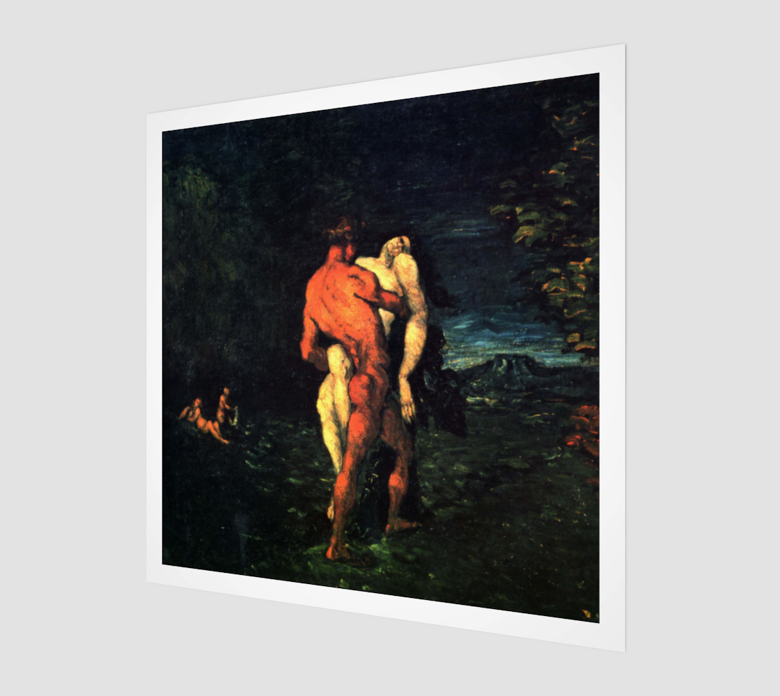 The Abduction by Paul Cezanne, 1867