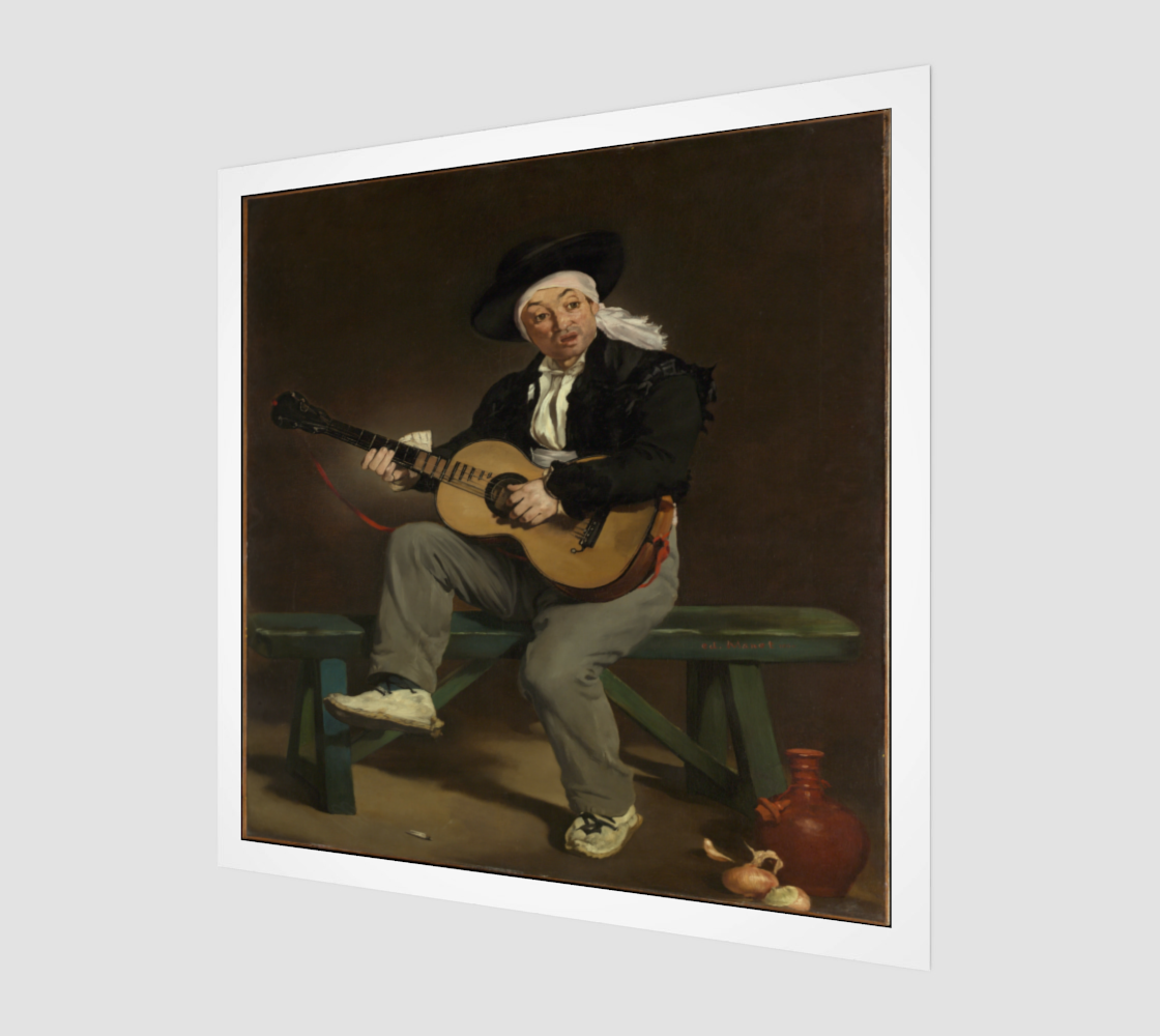 The Spanish Singer by Édouard Manet