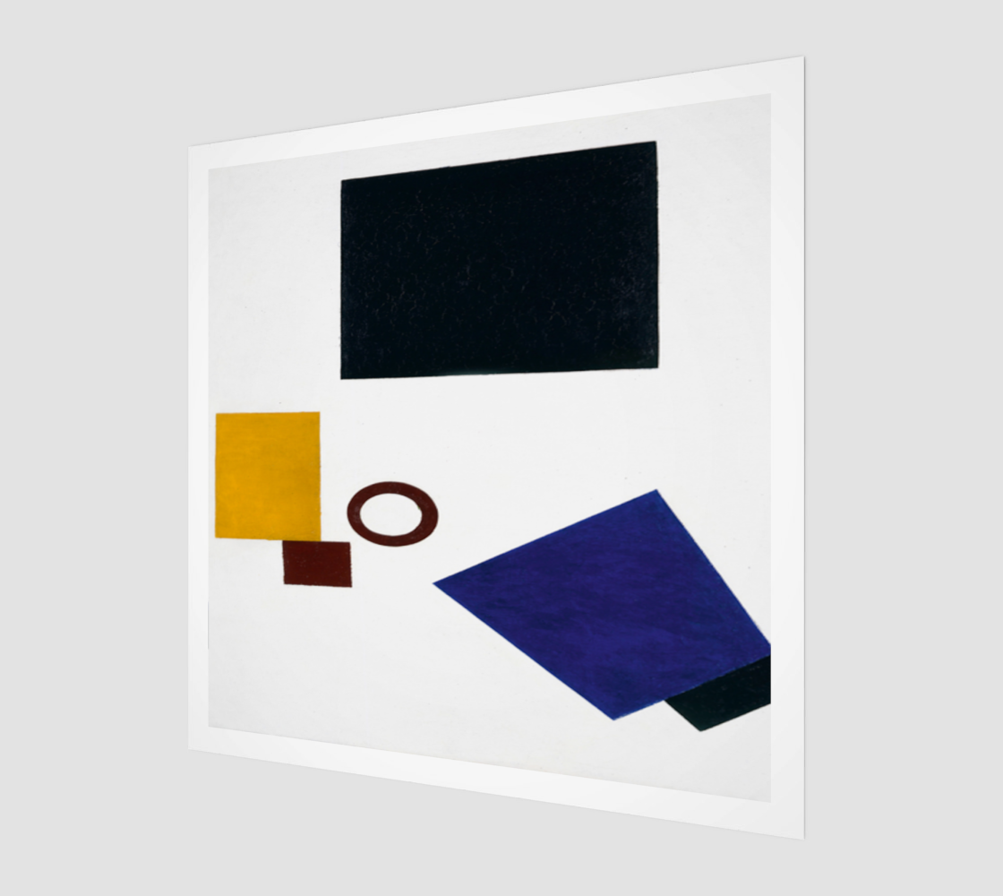 Suprematism. Self Portrait in Two Dimensions by Kazimir Malevich