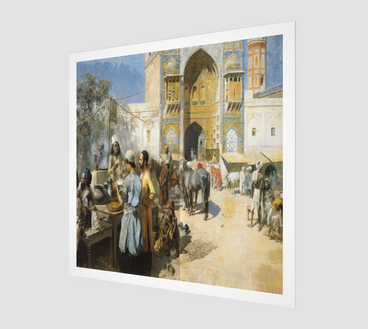 An Open-Air Restaurant by Edwin Lord Weeks