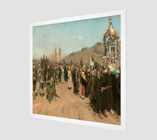 Religious Procession in Kursk Province by Ilya Repin