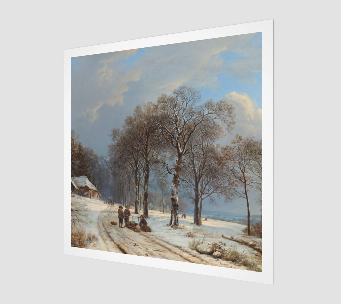 Winter Landscape by Barend Cornelis Koekkoek