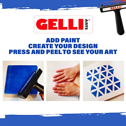 Bundle Gel Printing Plate Tool For Printmaking Reusable