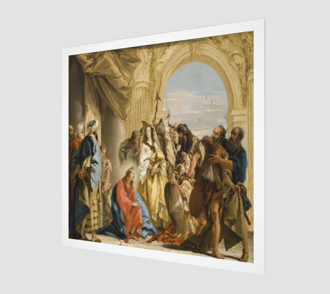 Christ and the Woman by Giovanni Domenico Tiepolo