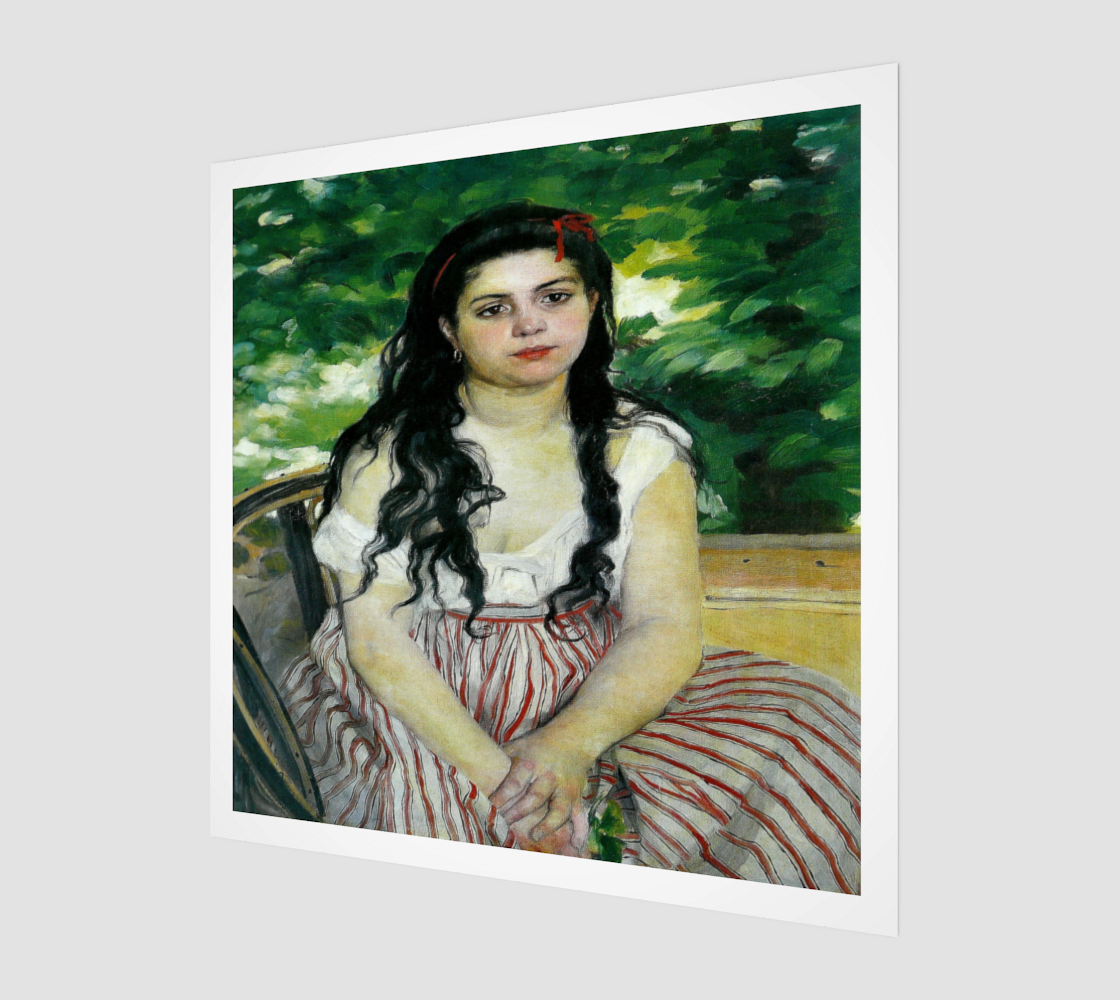 In Summer (The Bohemian) by Pierre Auguste Renoir