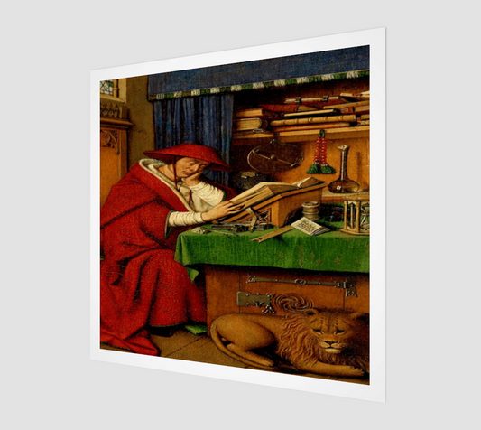 Saint Jerome in his Study by Jan van Eyck