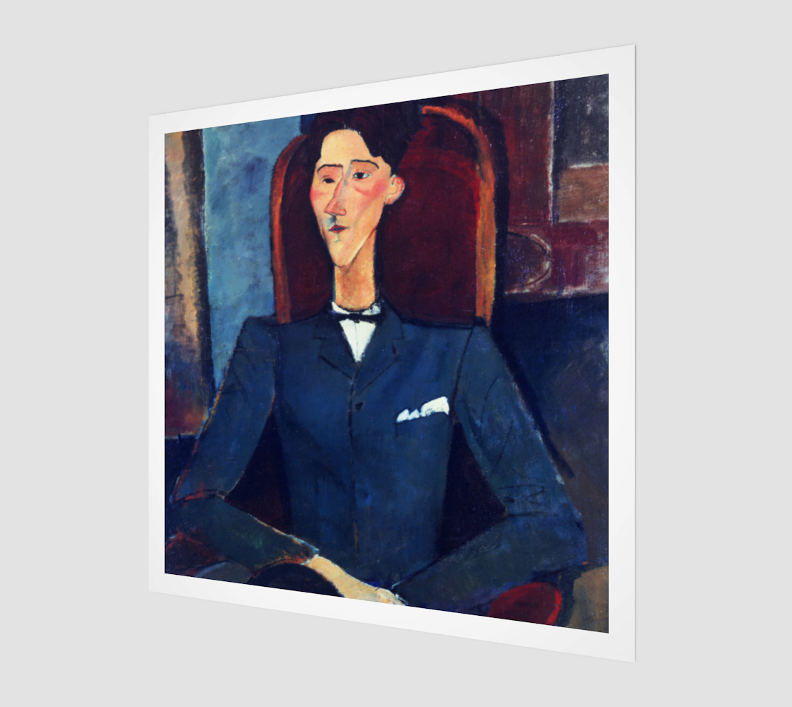 Portrait of Jean Cocteau by Amedeo Modigliani