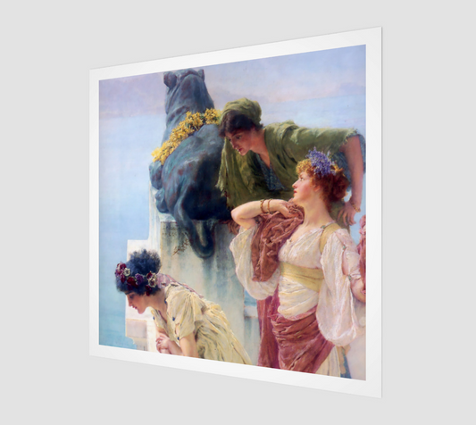 A Coign of Vantage by Sir Lawrence Alma-Tadema
