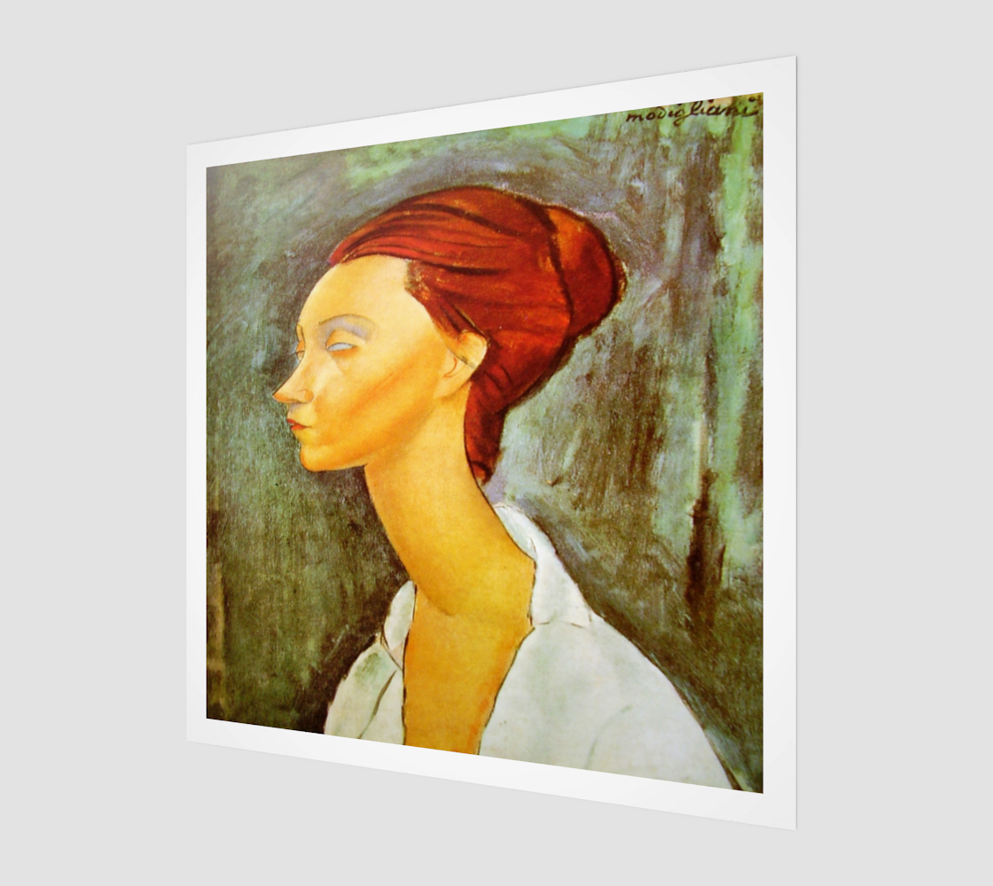 Portrait Of Lunia Czechovska by Amedeo Modigliani