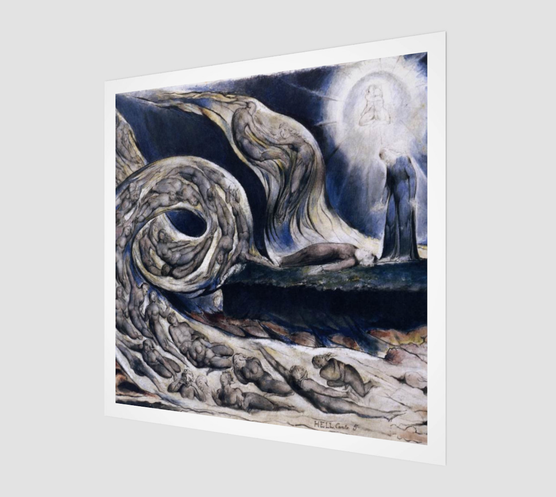The Lovers Whirlwind by William Blake