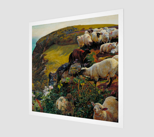 Our English Coa sts, Strayed Sheep by William Holman Hunt