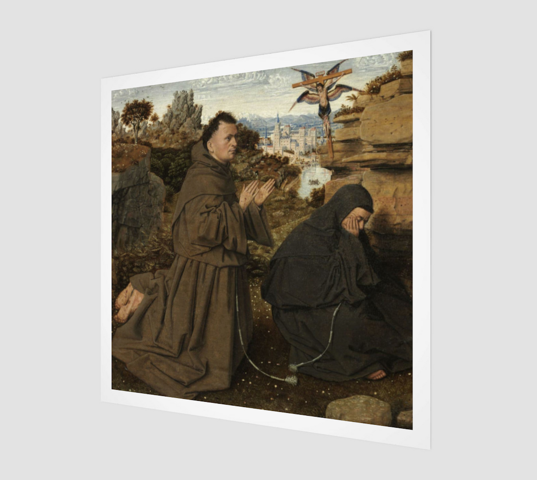 Saint Francis Receiving the Stigmata by Jan van Eyck – ATX Fine Arts