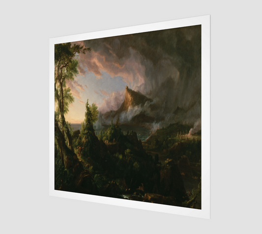 The Course of Empire/ The Savage State by Thomas Cole