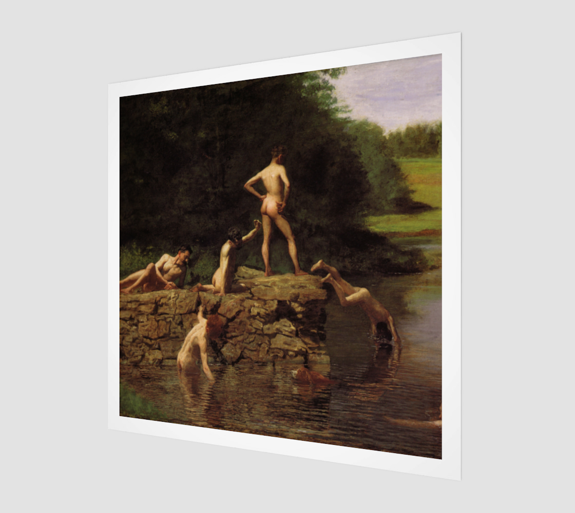 The Swimming Hole by Thomas Cowperthwait Eakins