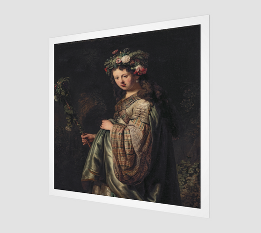 Flora by Rembrandt van Rijn