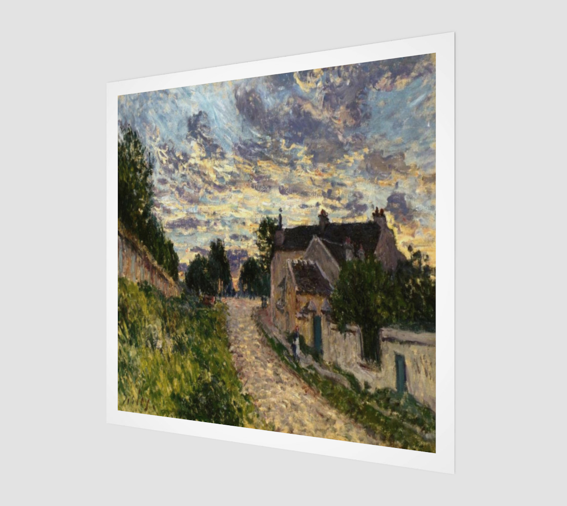 A Path in Louveciennes by Alfred Sisley