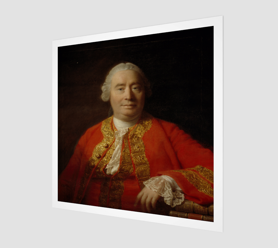 David Hume Portrait Painting by Allan Ramsay