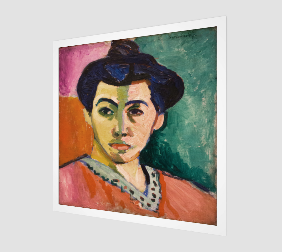 Portrait of Madame Matisse The Green Line by Henri Matisse