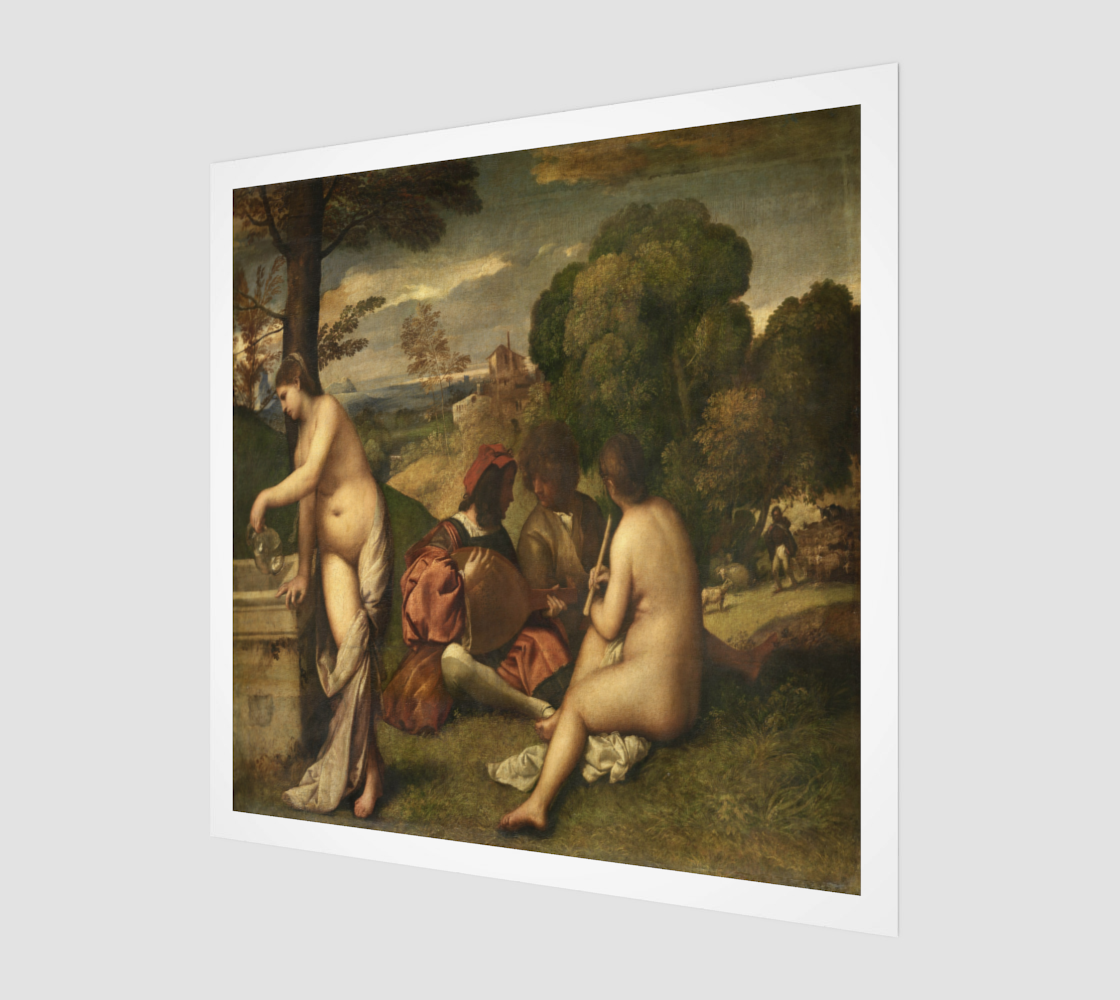 Pastoral Concert by Giorgione and Titian