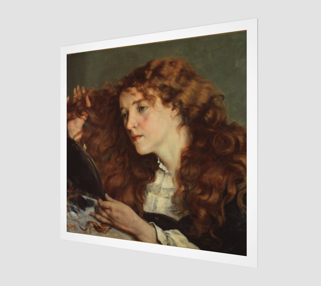 The Beautiful Irish Girl by Gustave Courbet