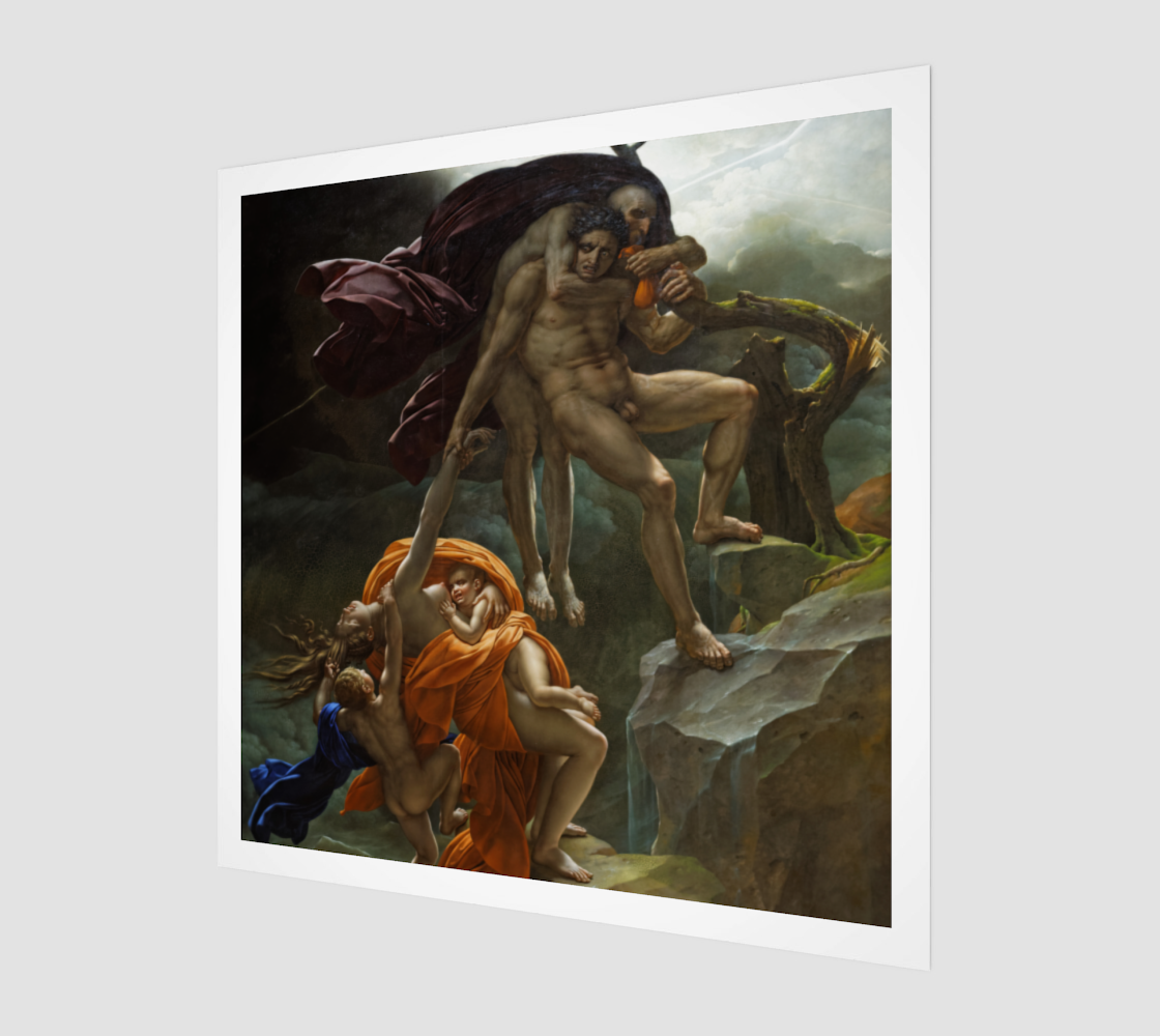 A Deluge Scene by Anne-Louis Girodet de Roussy-Trioson