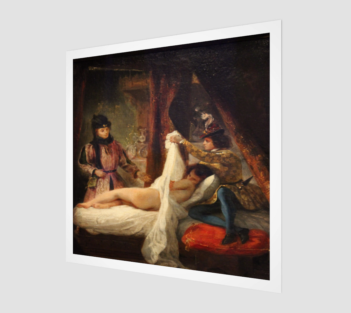 The Duke of Orléans showing his Lover by Eugène Delacroix