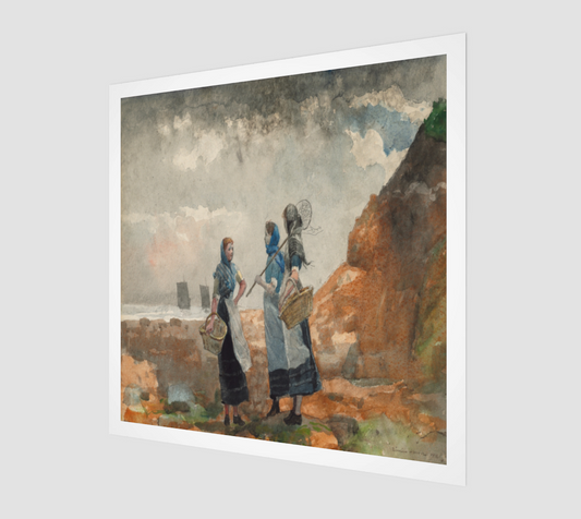 Three Fisher Girls by Winslow Homer